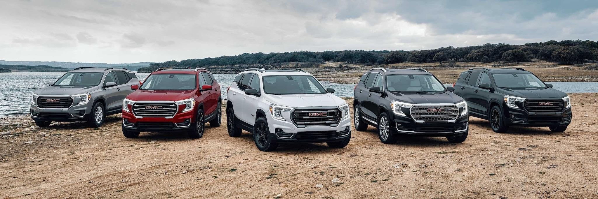 Lineup of Chevrolet SUVs